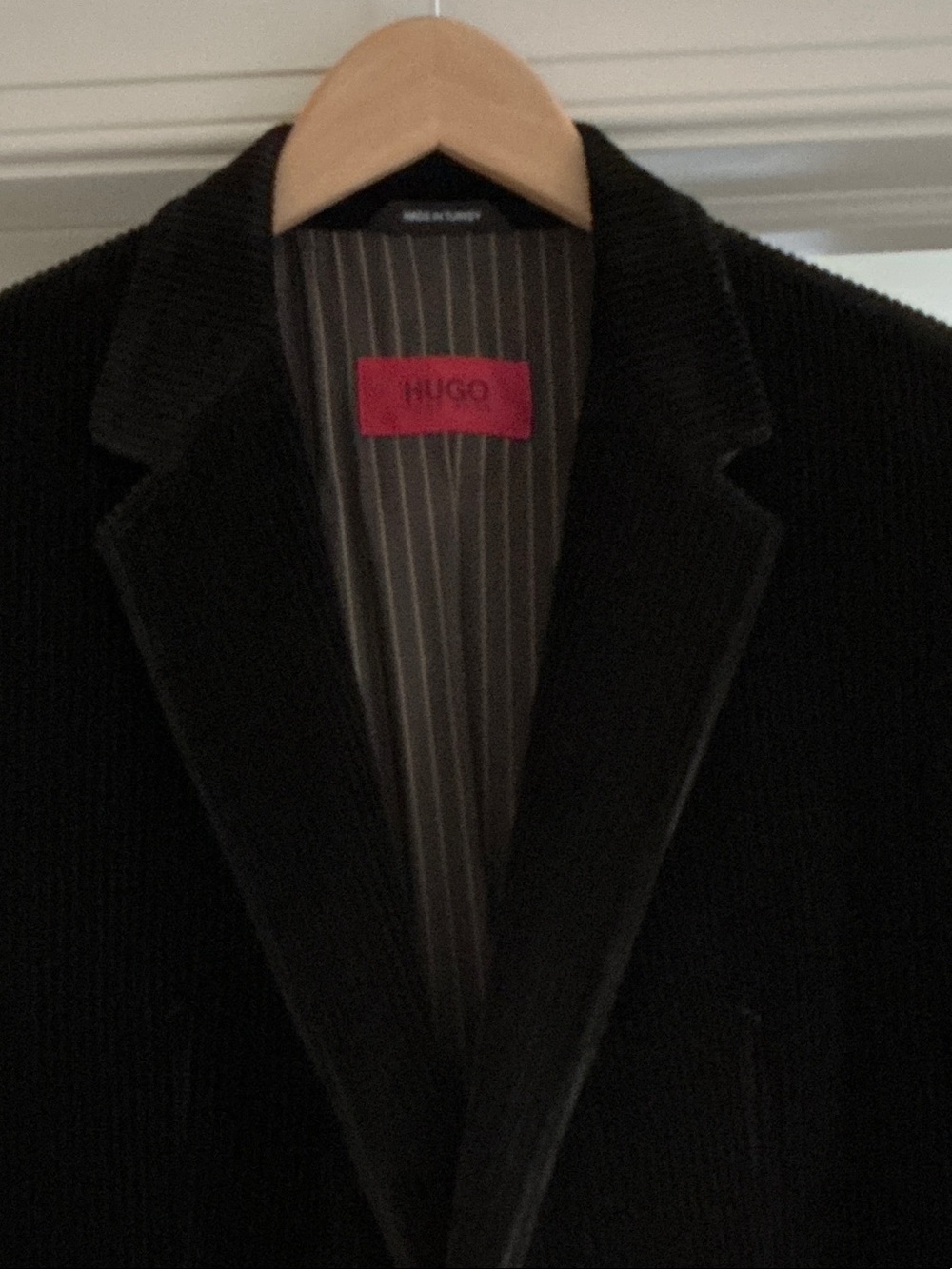 HUGO Black Corduroy sport coat